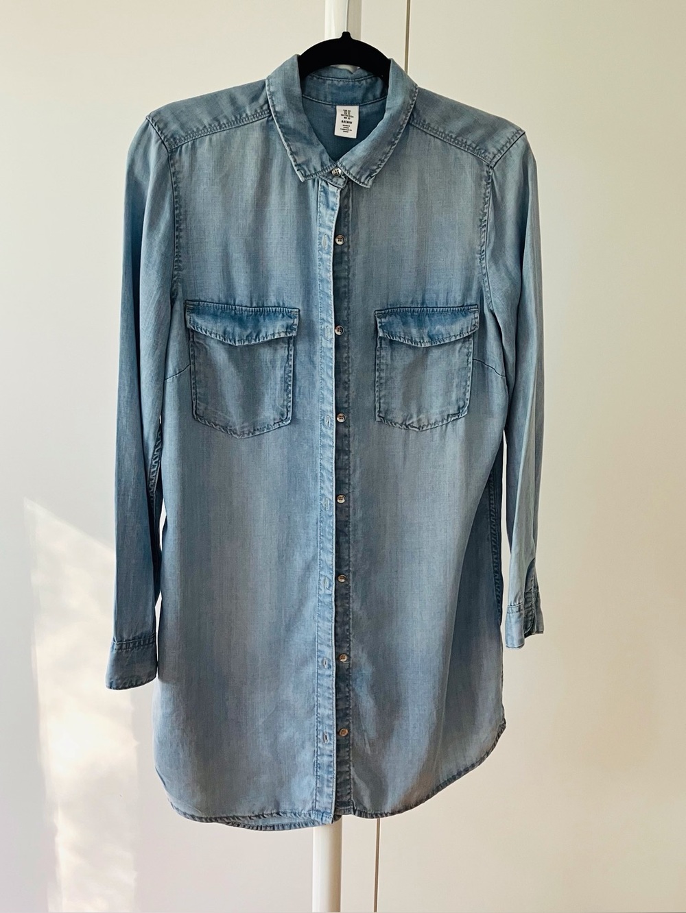 H&M Denim Shirt Dress size US10
